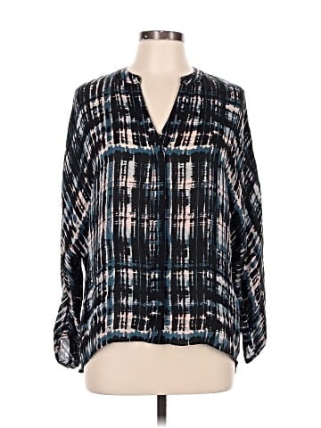 Parker 3/4 Sleeve Silk Top (view 1)