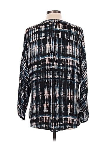 Parker 3/4 Sleeve Silk Top (view 2)