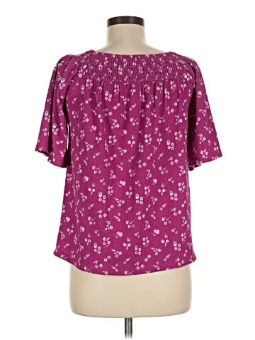Ann Taylor Factory Short Sleeve Blouse (view 2)