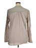 Splendid Color Block Gray Long Sleeve Button-Down Shirt Size XL - photo 2
