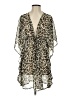 Bleu Rod Beattie 100% Polyester Animal Print Tan Sleeveless Blouse Size S - photo 1
