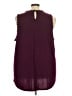 Torrid Burgundy Sleeveless Blouse Size 5X Plus (5) - photo 2