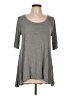 Cupio Gray Short Sleeve Top Size L - photo 1
