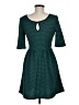 Jodi Kristopher Argyle Teal Casual Dress Size M - photo 2