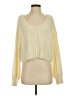 Cotton Candy LA Color Block Yellow Pullover Sweater Size S - photo 1