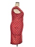 Unbranded Polka Dots Red Cocktail Dress Size XXL - photo 4