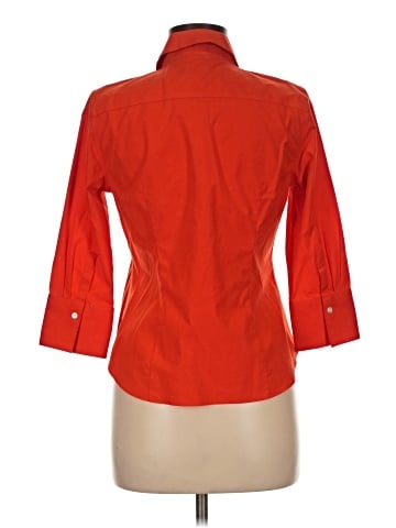 Talbots 3/4 Sleeve Button-Down Shirt (view 2)