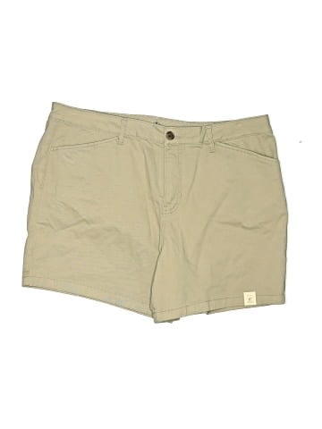St. John's Bay Khaki Shorts (view 1)