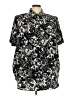 Maggie Barnes 100% Polyester Black Short Sleeve Blouse Size 26W - photo 1