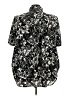 Maggie Barnes 100% Polyester Black Short Sleeve Blouse Size 26W - photo 2
