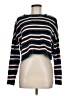 Volcom Stripes Teal Pullover Sweater Size 8 - photo 1