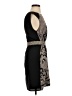 Jessica Simpson 100% Polyester Graphic Gray Cocktail Dress Size 4 - photo 4