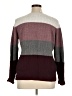 Christopher & Banks Color Block Burgundy Pullover Sweater Size XL - photo 2