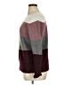 Christopher & Banks Color Block Burgundy Pullover Sweater Size XL - photo 5
