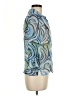 Nicola 100% Polyester Blue 3/4 Sleeve Blouse Size 8 - photo 4