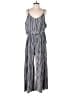 Xhilaration Stripes Gray Jumpsuit Size XL - photo 1