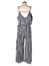 Xhilaration Stripes Gray Jumpsuit Size XL - photo 2