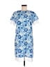 Sail to Sable 100% Polyester Paisley Blue Casual Dress Size 6 - photo 1