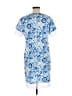 Sail to Sable 100% Polyester Paisley Blue Casual Dress Size 6 - photo 2