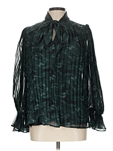 Calligraphie Long Sleeve Blouse (view 1)