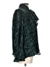 Calligraphie 100% Polyester Green Long Sleeve Blouse Size L - photo 4