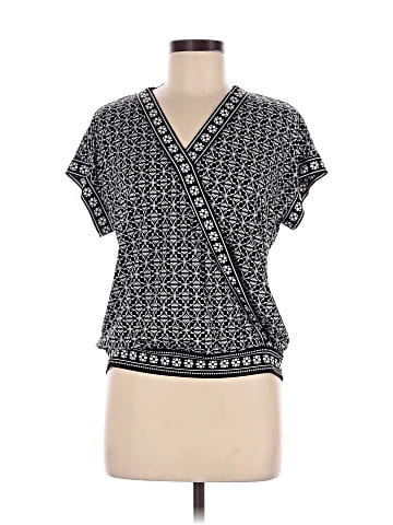 Max Studio Short Sleeve Blouse (view 1)