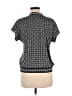 Max Studio Black Short Sleeve Blouse Size M - photo 2