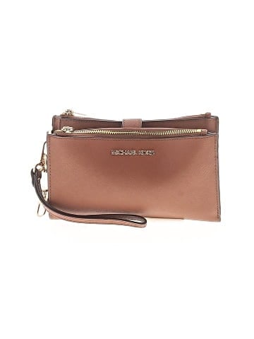 MICHAEL Michael Kors Leather Wristlet (view 1)