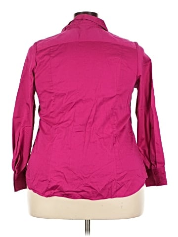 Lane Bryant 3/4 Sleeve Button-Down Shirt (view 2)