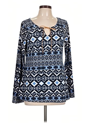 Bobbie Brooks Long Sleeve Henley (view 1)
