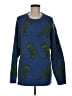 Forever 21 Print Blue Pullover Sweater Size L - photo 1