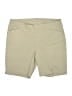 Chico's Solid Tan Khaki Shorts Size XXL (4) - photo 1