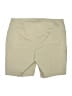 Chico's Solid Tan Khaki Shorts Size XXL (4) - photo 2