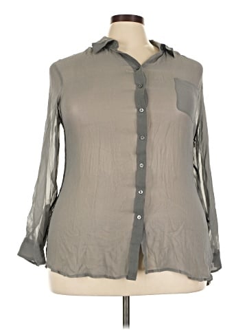 Coldwater Creek Long Sleeve Silk Top (view 1)