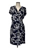 Nina Leonard Paisley Blue Casual Dress Size L - photo 1