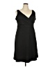 Eddie Bauer Solid Black Cocktail Dress Size 2X - photo 1