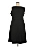 Eddie Bauer Solid Black Cocktail Dress Size 2X - photo 2