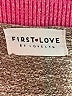 First Love Color Block Pink Sweater Vest Size 1 - photo 7