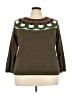 Talbots Outlet Polka Dots Green Pullover Sweater Size 3X - photo 1
