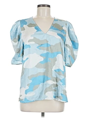 DKNY Short Sleeve Blouse (view 1)