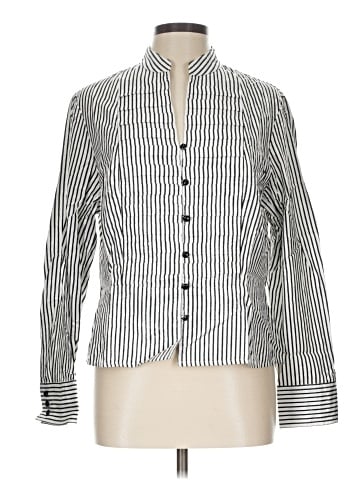 Jones New York Signature Long Sleeve Button-Down Shirt (view 1)