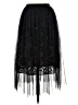 Forever 21 100% Polyester Black Formal Skirt Size S - photo 1