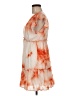 The Impeccable Pig 100% Polyester Tie-dye Orange Cocktail Dress Size M - photo 5