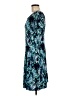 Roz & Ali Print Blue Casual Dress Size 8 - photo 5
