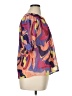 Nicole Miller 100% Polyester Purple Short Sleeve Blouse Size 1X - photo 4