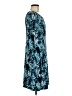 Roz & Ali Print Blue Casual Dress Size 8 - photo 4