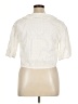 Lush 100% Cotton Ivory Short Sleeve Blouse Size XL - photo 2