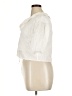 Lush 100% Cotton Ivory Short Sleeve Blouse Size XL - photo 5