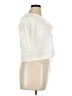 Lush 100% Cotton Ivory Short Sleeve Blouse Size XL - photo 4