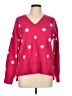 Philosophy Republic Clothing Polka Dots Pink Pullover Sweater Size L - photo 1